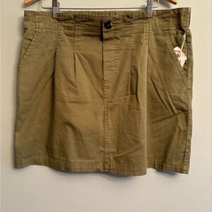 NWT Jane and Delancey Olive Skirt